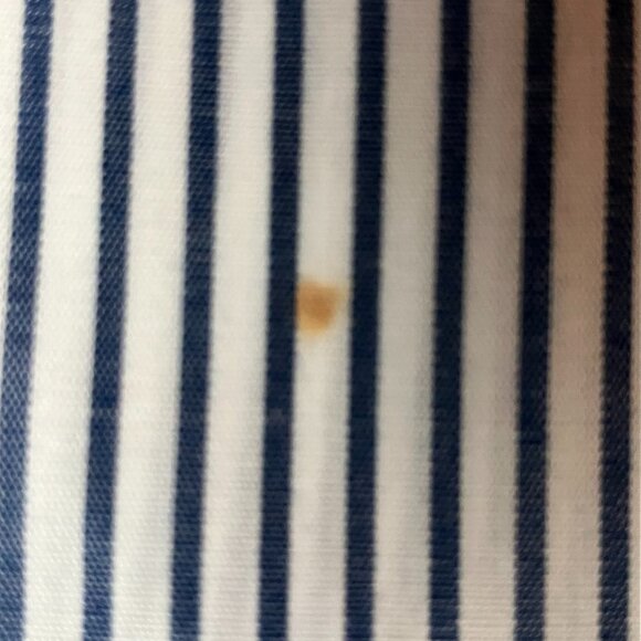 U.S. Polo Association Mens Long Sleeve‎ Button Down White Blue Striped Shirt M - Picture 8 of 8